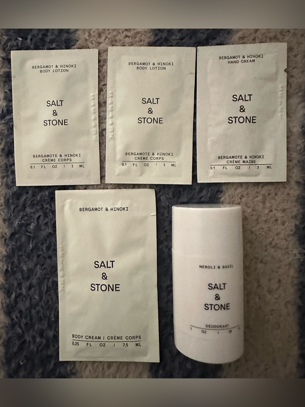 Salt & Stone Bergamot & Hinoki Travel Set